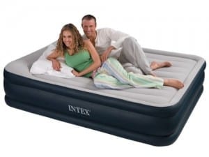 Надувная кровать intex deluxe pillow rest raised bed