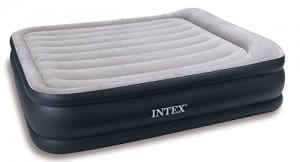 Intex надувная кровать pillow rest raised bed